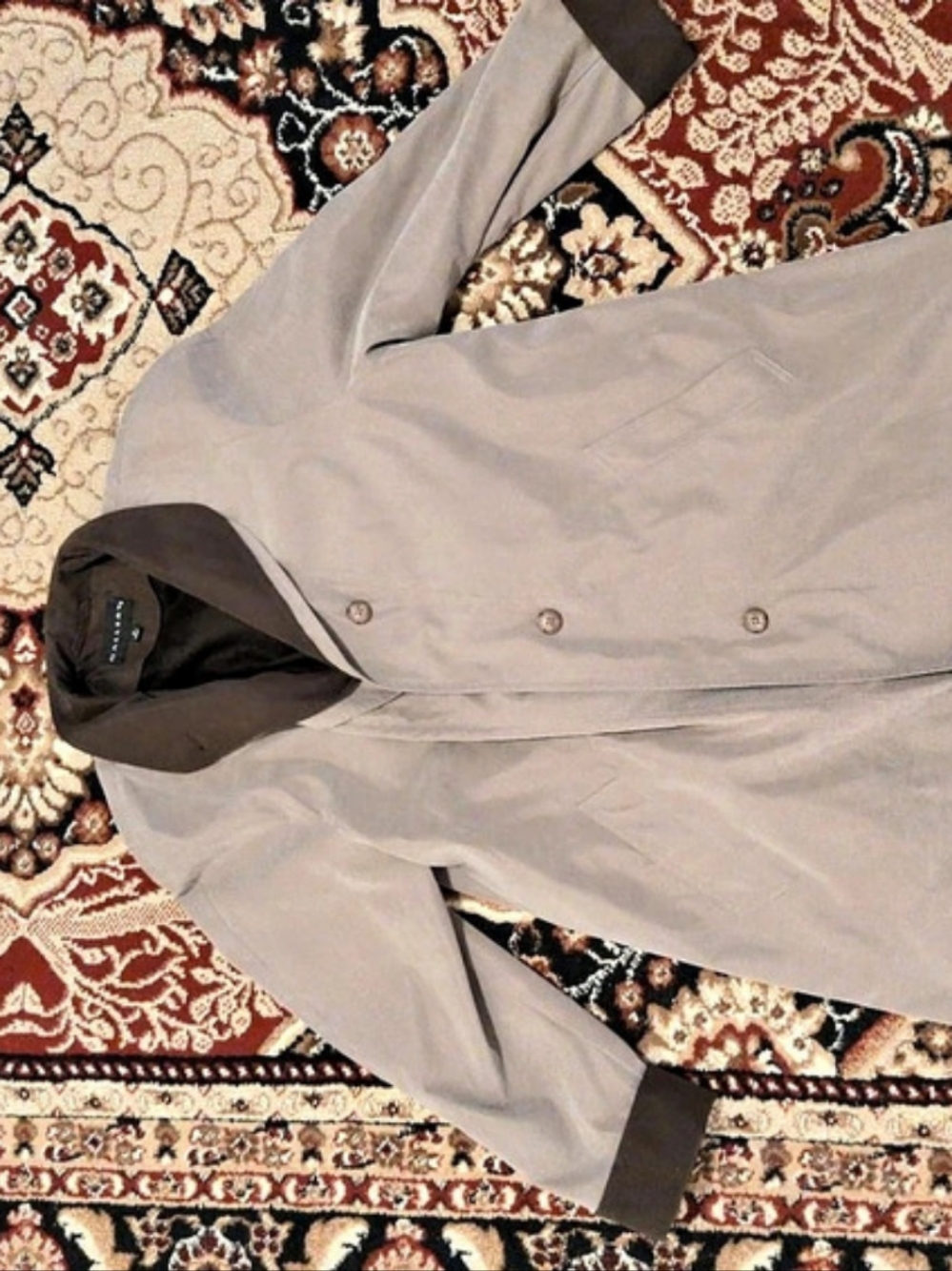 Gallery Women's Gray Trench Coat